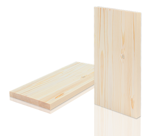 Tablero recto de abeto